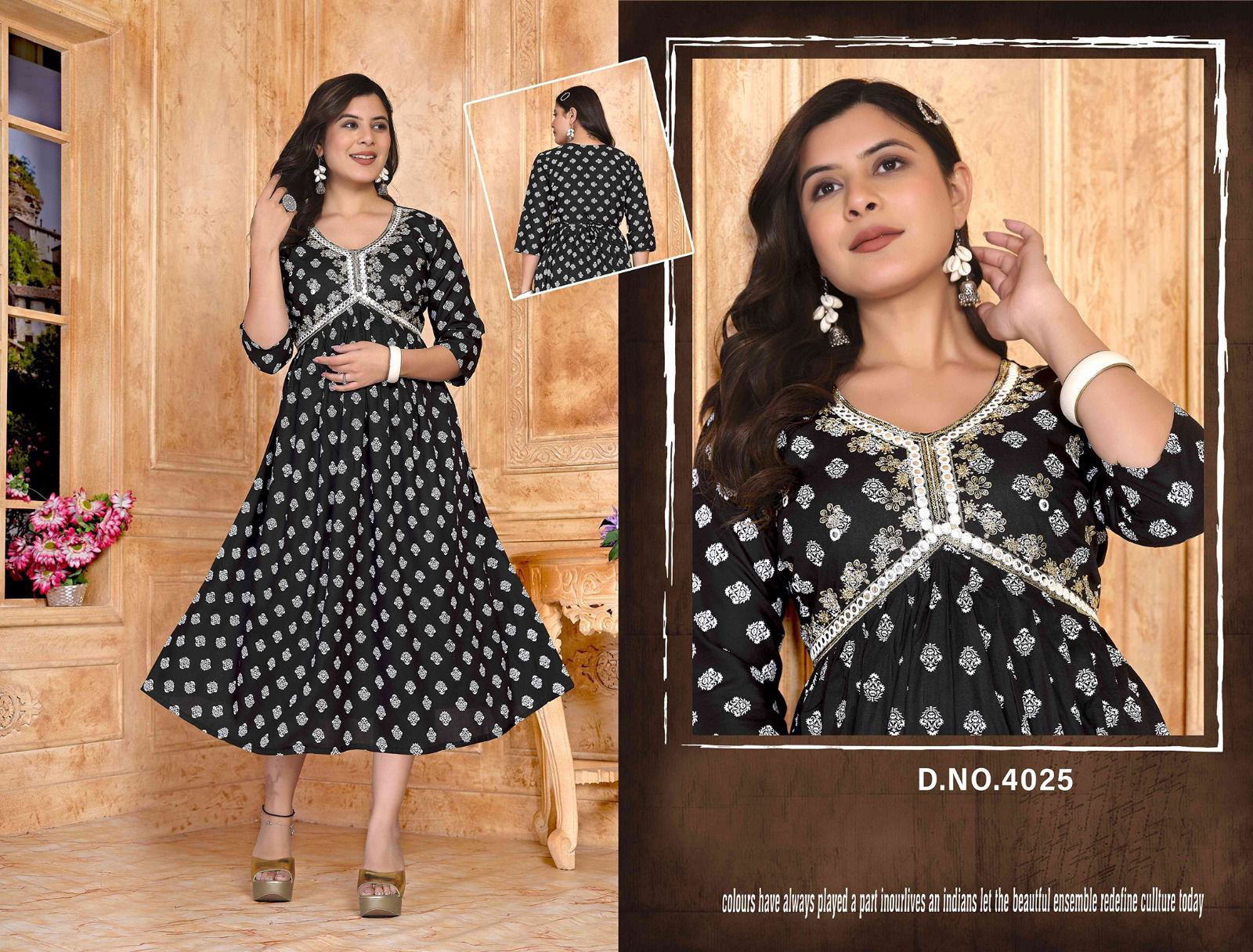 Jlf Black Daimond Aliya Cut Rayon Printed Kurtis Wholesale Shop In Surat
